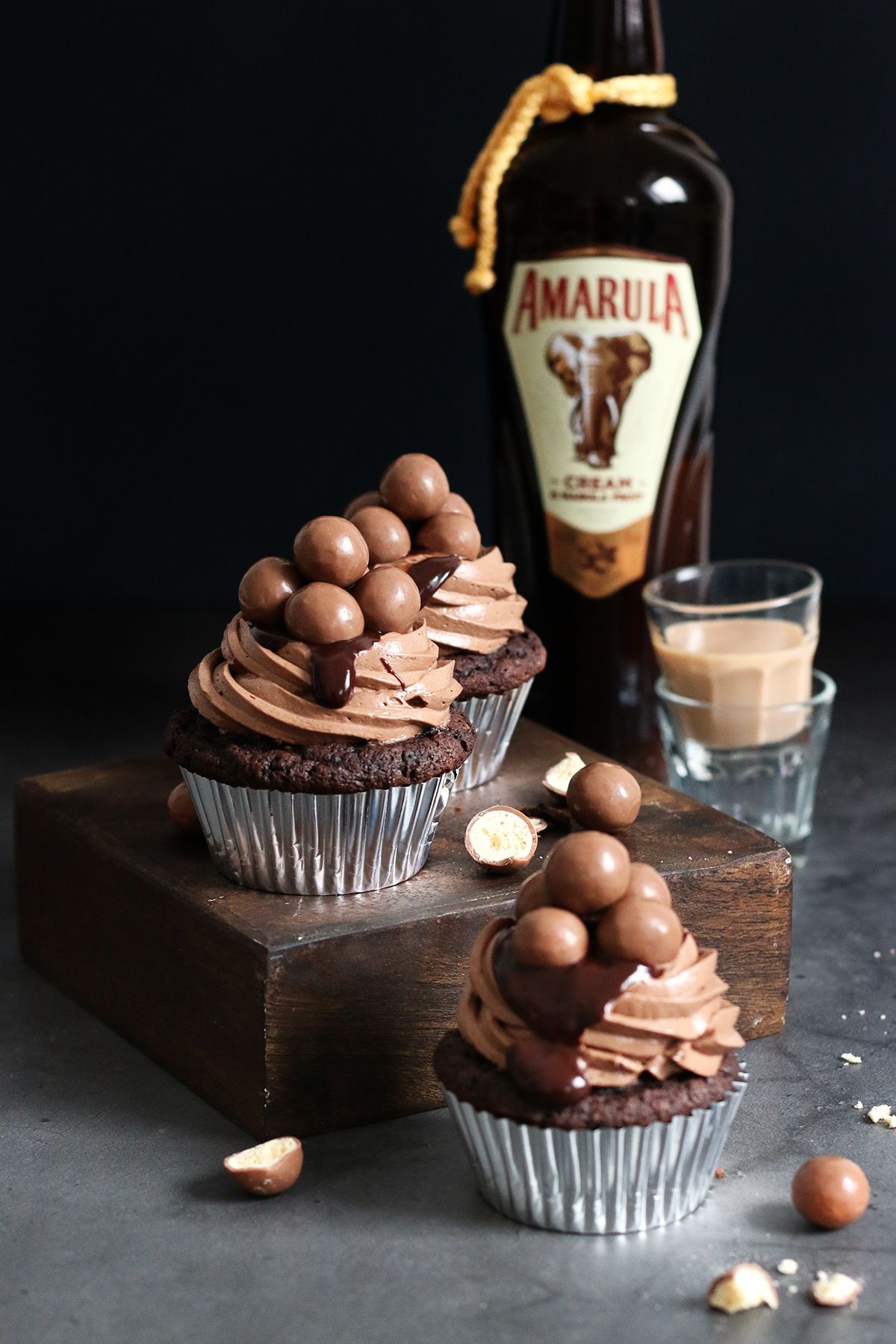 Amarula Chocolate Cupcakes