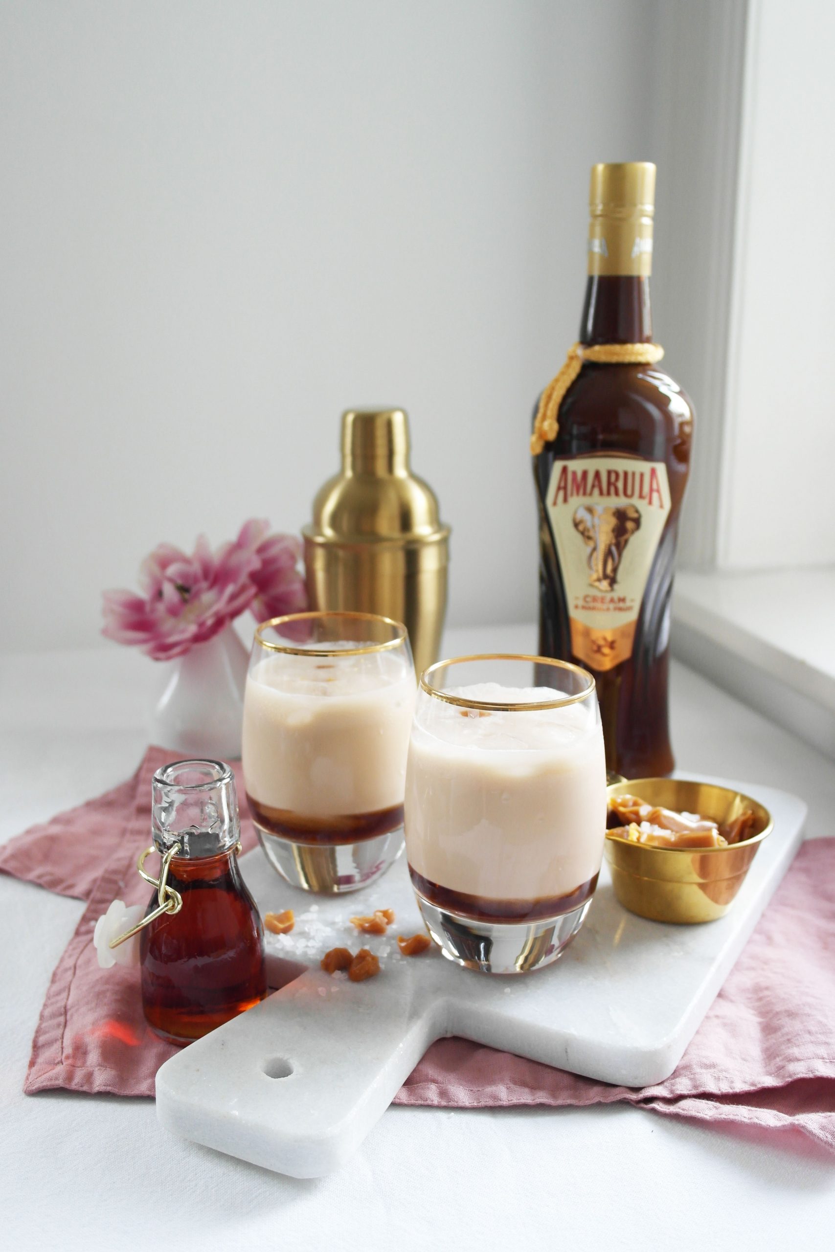 Amarula Coffee-Cocktail mit Salted Caramel